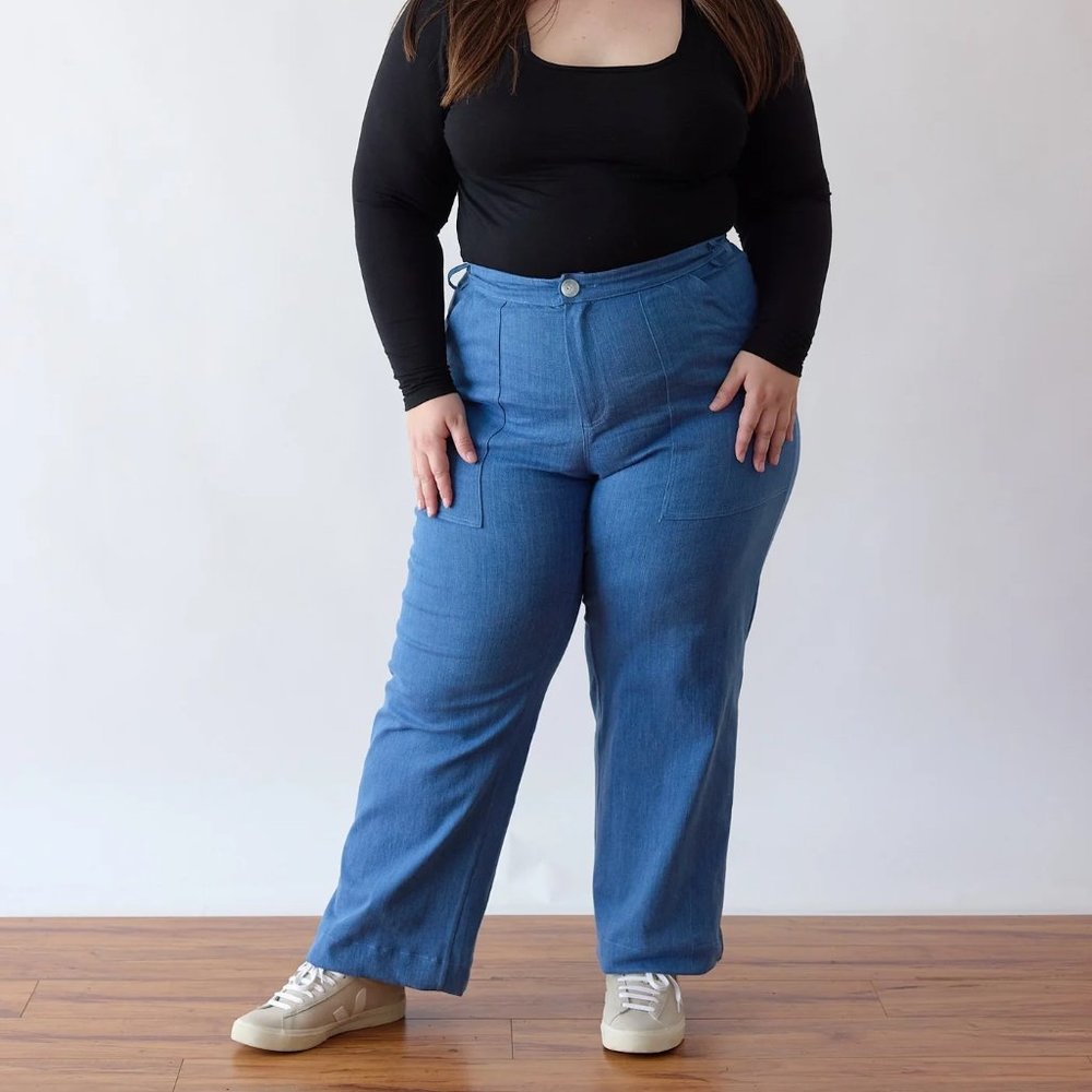 Free Label Stevie Pant Light Denim